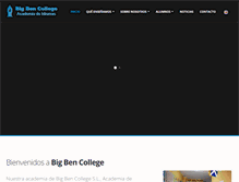 Tablet Screenshot of bigbencollege.com